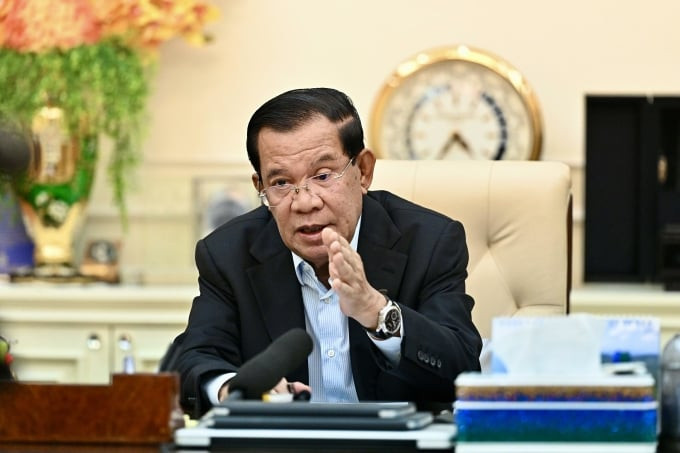 Cựu Thủ tướng Campuchia - ông Hun Sen công bố 