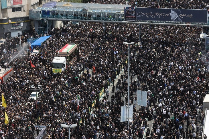Hình ảnh Iran tổ chức lễ tang Tổng thống Ebrahim Raisi- Ảnh 2.