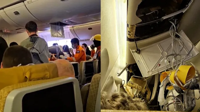 Máy bay Boeing 777-300ER gặp nhiễu động phải hạ cánh khẩn cấp: Hành khách bị hất văng lên trần, đầu đập vào khoang hành lý