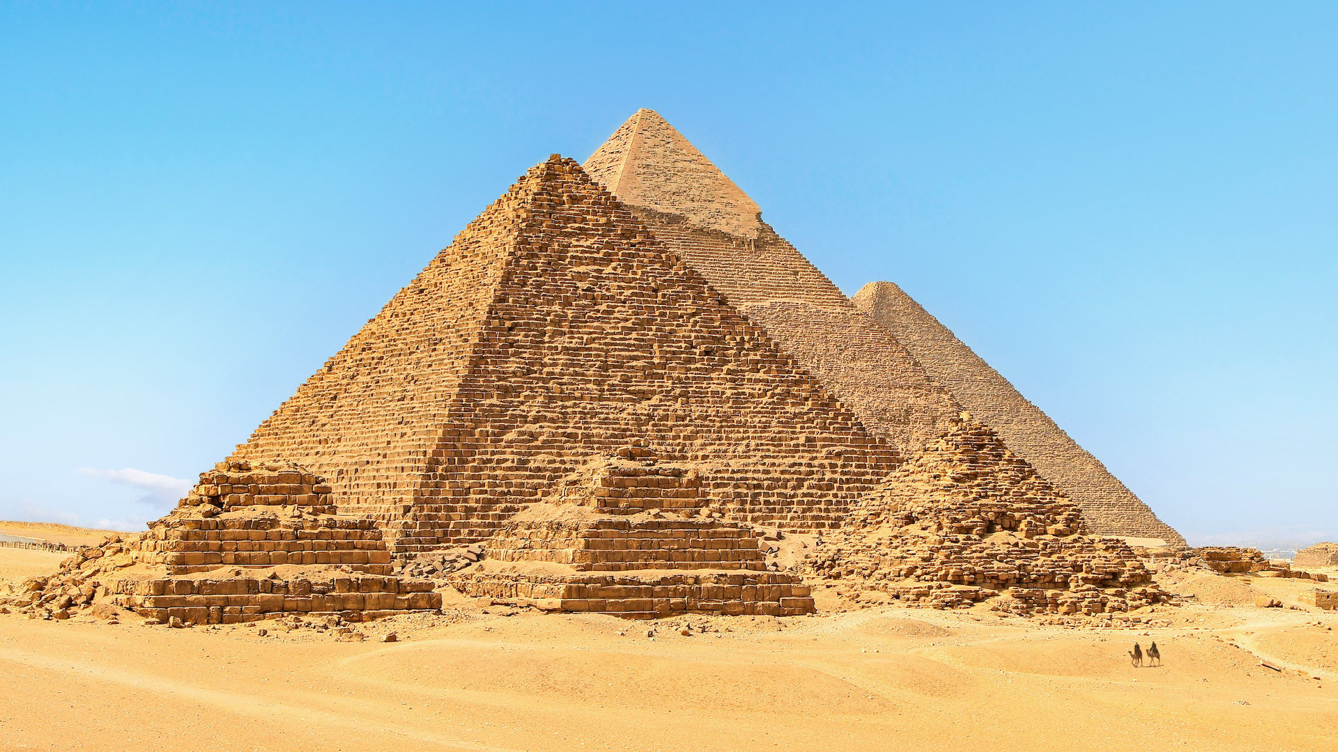 Kim tự tháp Giza. Ảnh: Pyramids of Giza Tickets