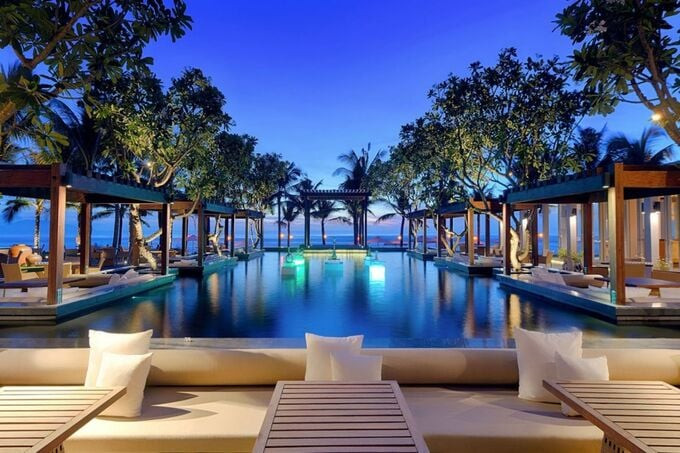 Không gian tại The Blossom Resort Island được đánh giá cao bởi sự sang trọng, tinh tế và phòng ốc hiện đại. Ảnh: Mia