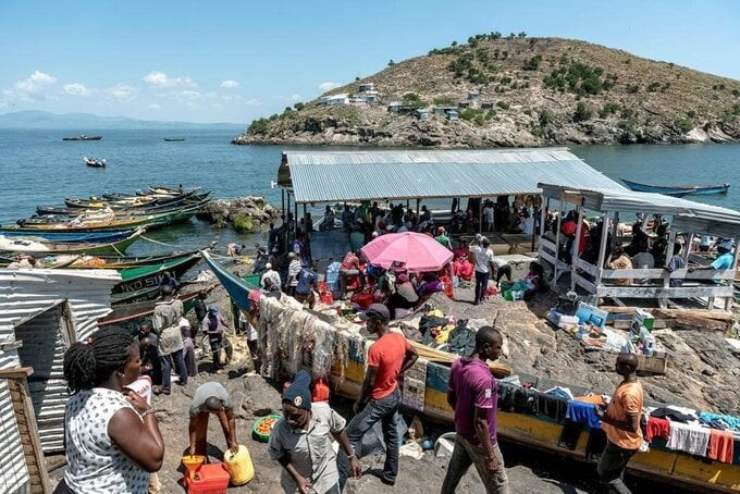 Cuộc sống tại Migingo cực khổ, người dân sinh sống bằng nghề đánh bắt hải sản