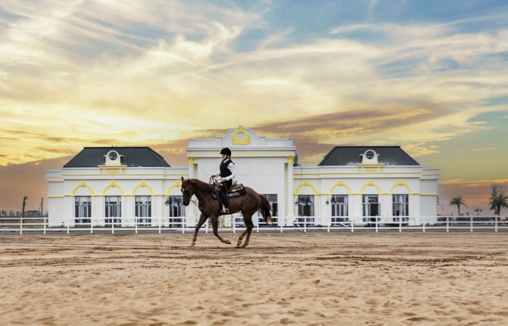 Loạt trải nghiệm “đỉnh của chóp” ra mắt Học viện cưỡi ngựa và phố đi bộ trên “đảo thượng lưu”