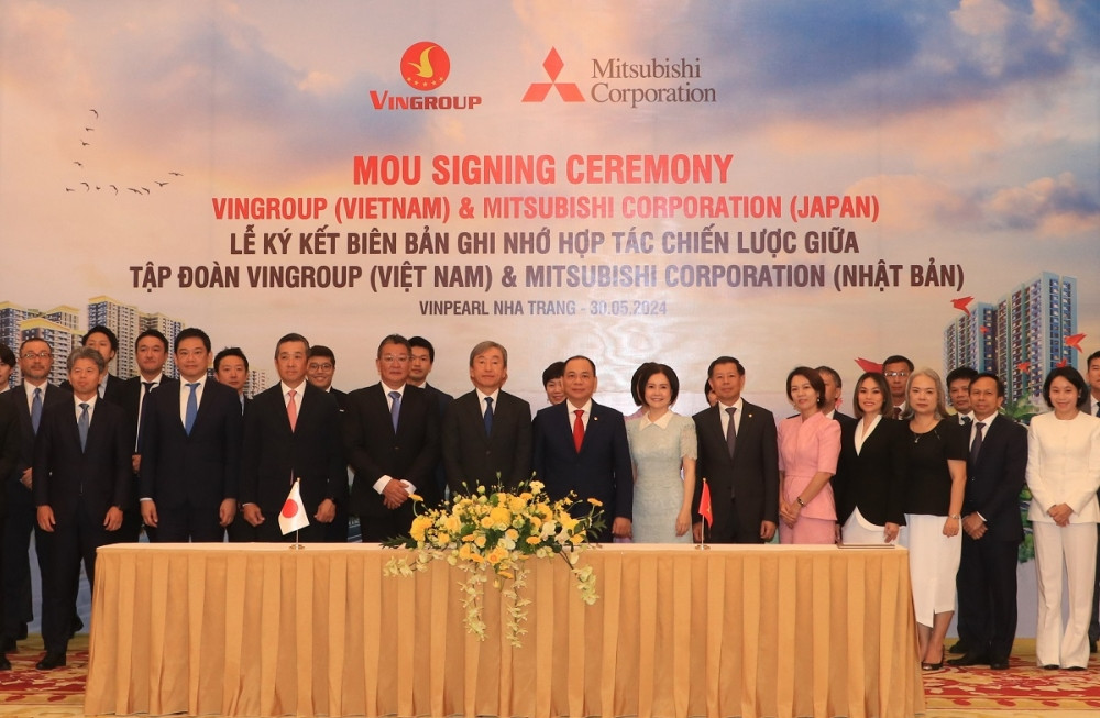Vingroup (VIC) ký kết hợp tác toàn diện với ‘ông lớn’ Mitsubishi Corporation