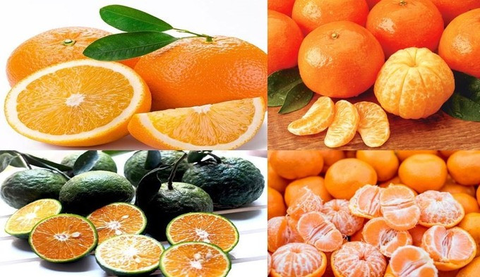 những loại trái cây thuộc họ cam quýt như cam và bưởi rất giàu flavonoid (Ảnh: Internet)
