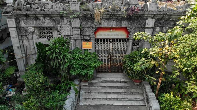 Khu lăng mộ Hoàng Cao Khải nằm ở ngõ 252, phố Tây Sơn (phường Trung Liệt, quận Đống Đa). Ảnh: Tạp chí Người Đưa Tin