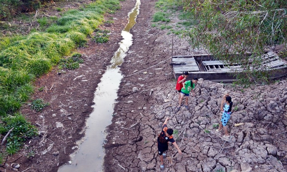 Vùng nông nghiệp trọng điểm của Việt Nam đối mặt với tình trạng thiếu nước trầm trọng, cuộc sống nhiều người dân bị đảo lộn - ảnh 3
