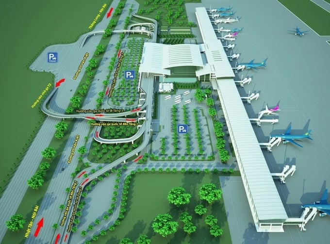 Toàn cảnh nhà ga T2 sân bay Nội Bài. Ảnh: Internet