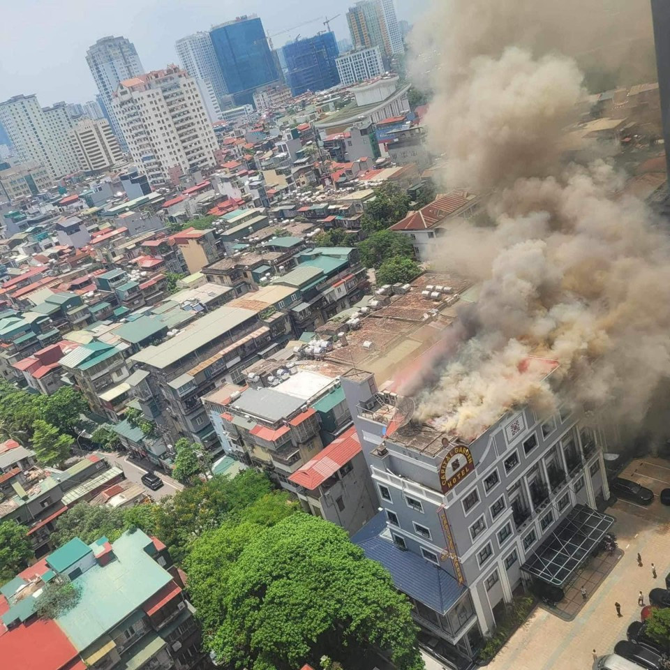 Hiện trường vụ cháy.