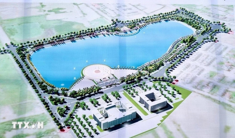 Huyện ven Hà Nội sắp ‘cất cánh’ lên quận khởi công xây dựng dự án công viên lớn nhất trên địa bàn, tổng mức đầu tư 286 tỷ đồng - ảnh 2