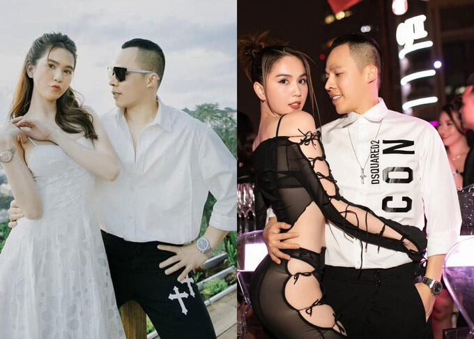 Ngọc Trinh và Vũ Khắc Tiệp là cặp đôi thân thiết nổi tiếng trong làng giải trí Việt Nam (Ảnh: Internet)