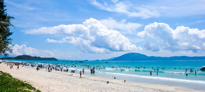 Hải Tiến là một trong những bãi biển đẹp nhất tại Hoằng Hóa. Ảnh: Internet