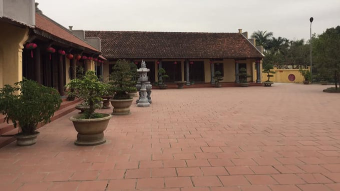 Khung cảnh cổ kính trong chùa Duyên Ninh ở Ninh Bình (Ảnh: Internet)