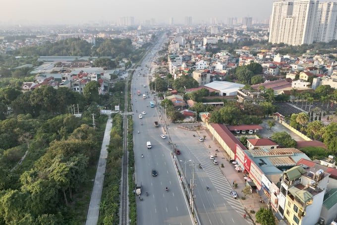 Quốc lộ 1A đoạn qua Hà Nội. Ảnh: Báo Lao Động
