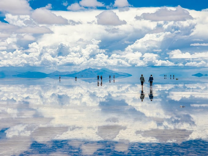Salar de Uyuni là một điểm đến du lịch độc đáo và không thể bỏ qua ở Nam Mỹ (Ảnh: Internet)