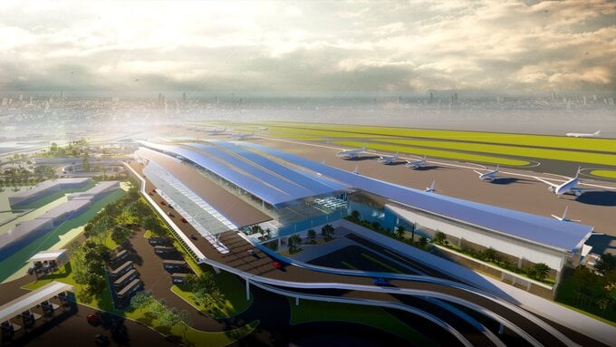 Phối cảnh nhà ga T3 sân bay Tân Sơn Nhất. Ảnh: Internet