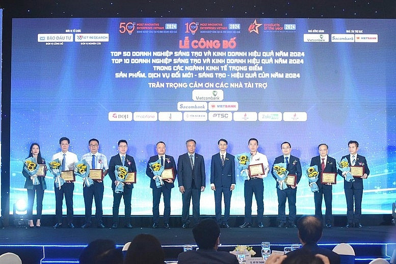 Top 50 doanh nghiệp sáng tạo và kinh doanh hiệu quả Việt Nam 2024: 6 ngân hàng được vinh danh