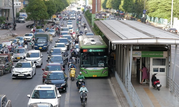 Tuyến xe buýt BRT sẽ được TP. Hà Nội thay thế bằng tuyến đường sắt đô thị
