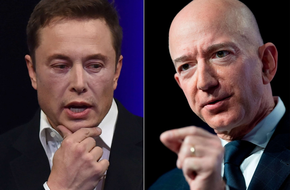 Elon Musk 'châm ngòi' lại cuộc chiến không gian với Jeff Bezos, mỉa mai Blue Origin là ‘kẻ chỉ biết kiện cáo’