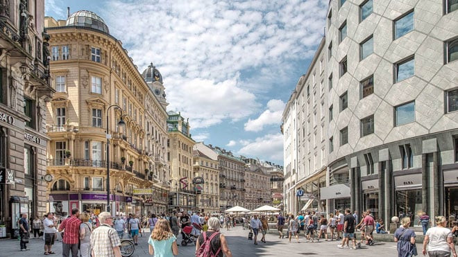 Thủ đô của nước Áo được vinh danh là thành phố đáng sống nhất thế giới. Ảnh: Internet