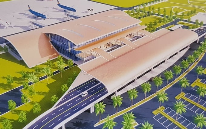 Bối cảnh 3D dự án Cảng hàng không Quảng Trị