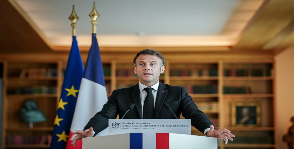 Đảng Trung dung của Tổng thống Pháp Emmanuel Macron đang chịu lép về trước phe cực hữu trong thời gian gần đây. Ảnh: Politico