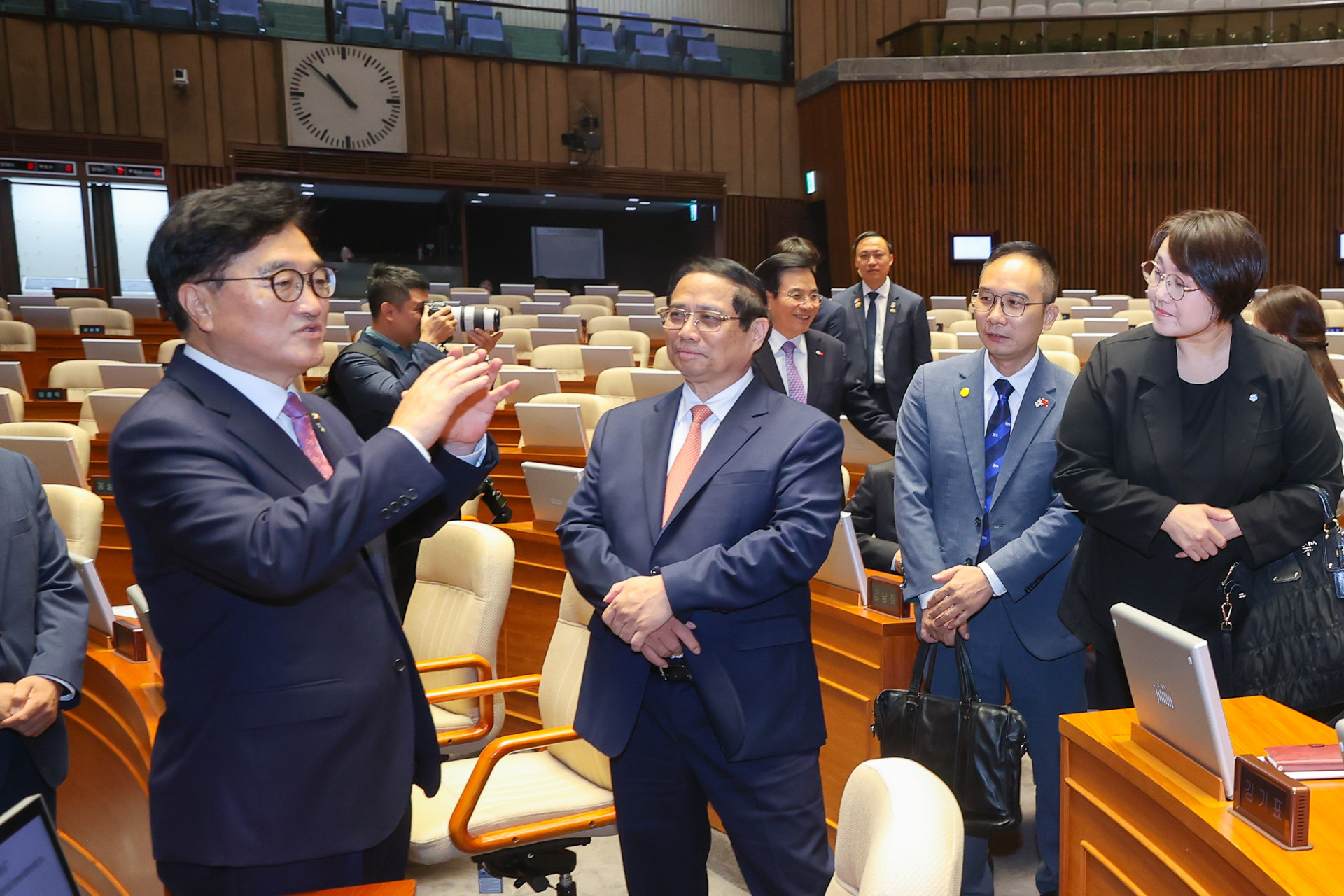 Thủ tướng Phạm Minh Chính hội kiến Chủ tịch Quốc hội Hàn Quốc- Ảnh 8.