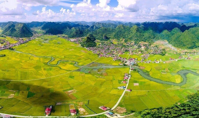 Khung cảnh yên bình của thung lũng Bắc Sơn. Ảnh: Báo Thế giới và Việt Nam