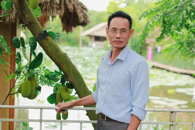 Ông Đào Mạnh Hùng, người sáng lập Công viên thực vật cảnh Việt Nam