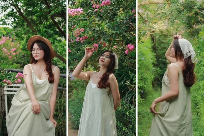 Hình ảnh của Khánh Linh tại Công viên thực vật cảnh Việt Nam