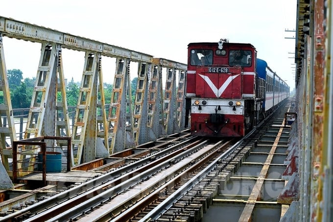 Cầu đường sắt Phú Lương. Ảnh: Báo Hải Dương