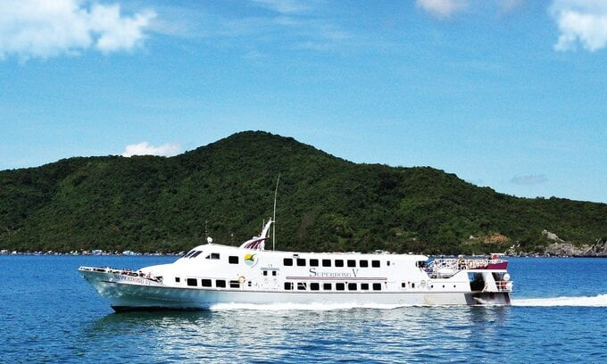 Tàu Superdong sẽ giúp du khách di chuyển từ Phú Quốc tới Thổ Châu. Ảnh: Sưu tầm