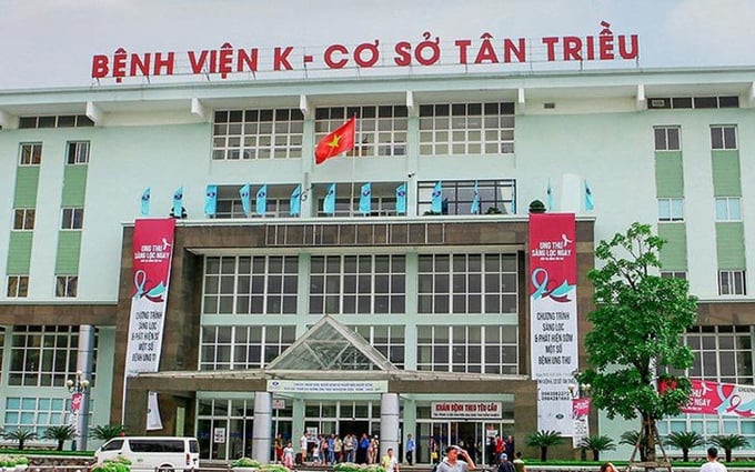 Bệnh viện K cơ sở Tân Triều. Ảnh: Báo Hà Nội Mới