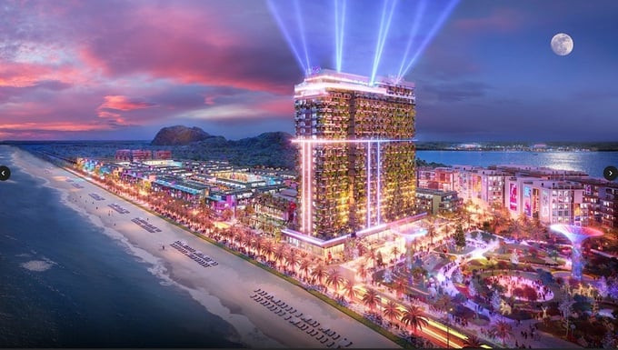 Bối cảnh 3D dự án Flamingo Ibiza Hải Tiến City