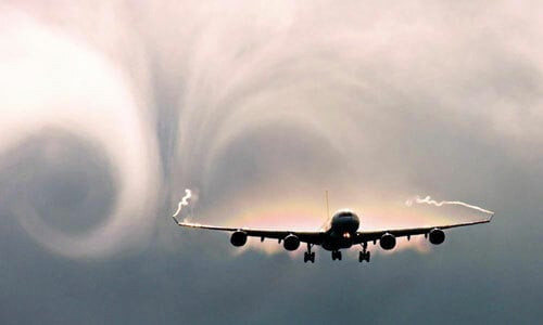 Việt Nam mới ghi nhận hiện tượng Wake turbulence hiếm gặp. Ảnh: Internet