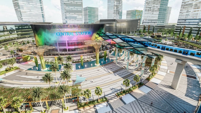 Bối cảnh 3D dự án WTC Gateway