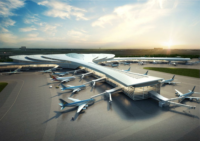 Sân bay Long Thành sau khi hoàn thành sẽ là sân bay lớn nhất Việt Nam. Ảnh: Internet