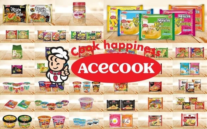 Acecook là thương hiệu ăn liền nổi tiếng tại Việt Nam. Ảnh minh họa