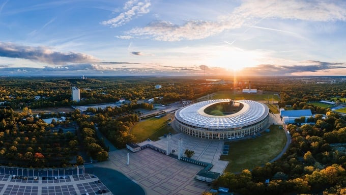 Olympiastadion là địa điểm cho trận chung kết EURO 2024 vào ngày 15/7 tới đây