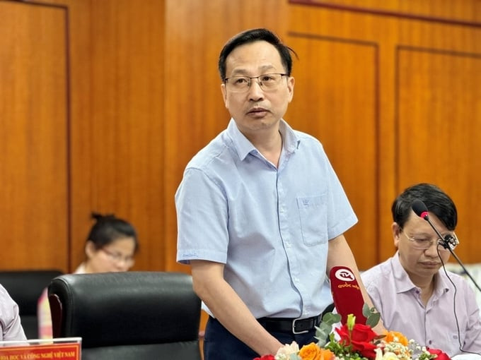 PGS.TS Hoàng Anh Sơn, Viện trưởng Viện Khoa học Vật liệu. Ảnh: BL