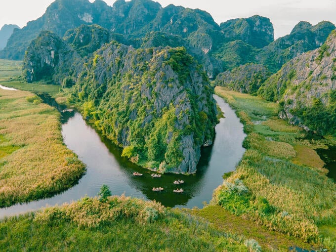 Đầm Vân Long là khu bảo tồn thiên nhiên đất ngập nước lớn nhất đồng bằng Bắc Bộ với diện tích hơn 3.000ha (Ảnh: Internet)