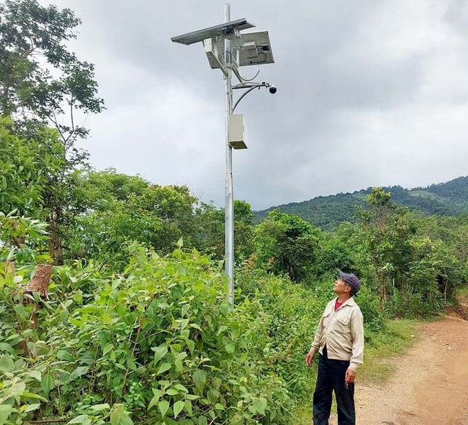 Khu vực quần thể trắc tại làng Alao đã được đầu tư lắp đặt hệ thống camera giám sát chặt chẽ. Ảnh: Nguyễn Diệp