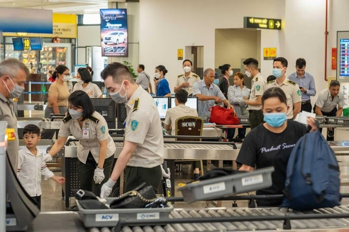 Hàng không áp dụng biện pháp kiểm soát an ninh hàng không tăng cường cấp độ 1 trong thời gian tổ chức tang lễ Tổng Bí thư Nguyễn Phú Trọng. Ảnh: ACV