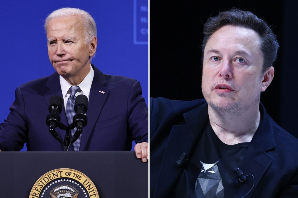 Phản ứng mạnh mẽ của Elon Musk khi Tổng thống Biden thông báo dừng tranh cử - ảnh 1