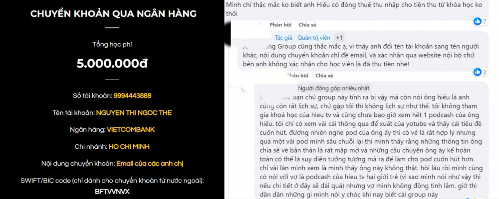 Một youtuber nổi tiếng bị tố 'lùa gà' thông qua bán khóa học đầu tư chứng khoán, thu về 135 tỷ đồng