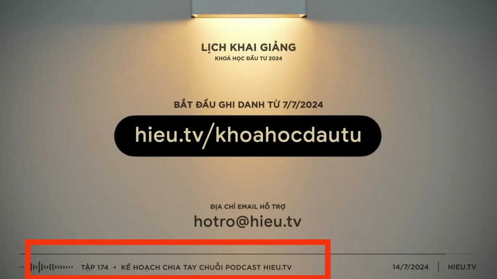 Giữa lúc bị học viên tố 'lùa gà', Hiếu TV thông báo chia tay podcast nhưng không quên kêu gọi người xem mua khóa học đầu tư mới