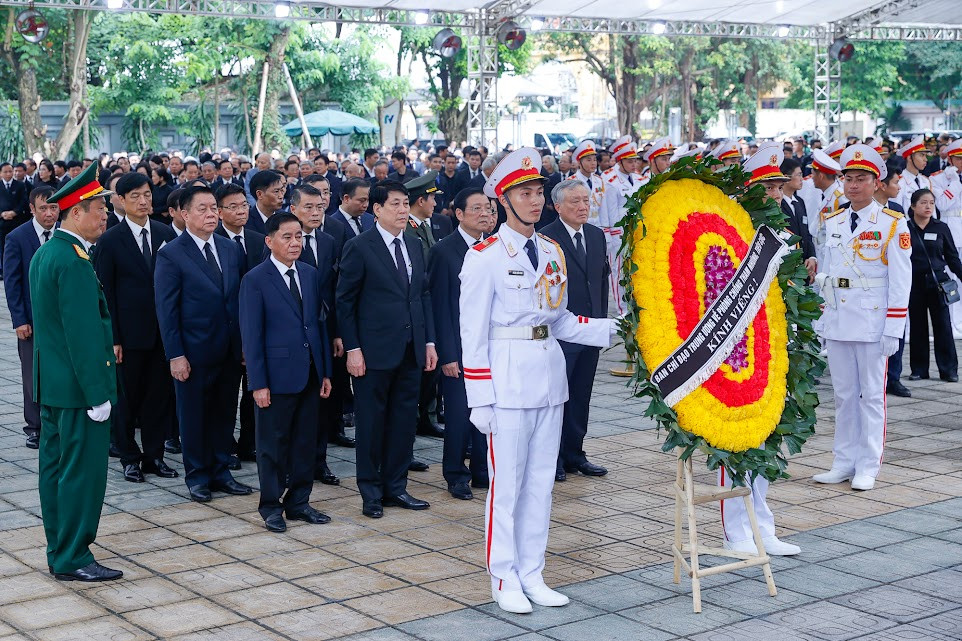 TỔNG THUẬT: LỄ QUỐC TANG TỔNG BÍ THƯ NGUYỄN PHÚ TRỌNG- Ảnh 59.