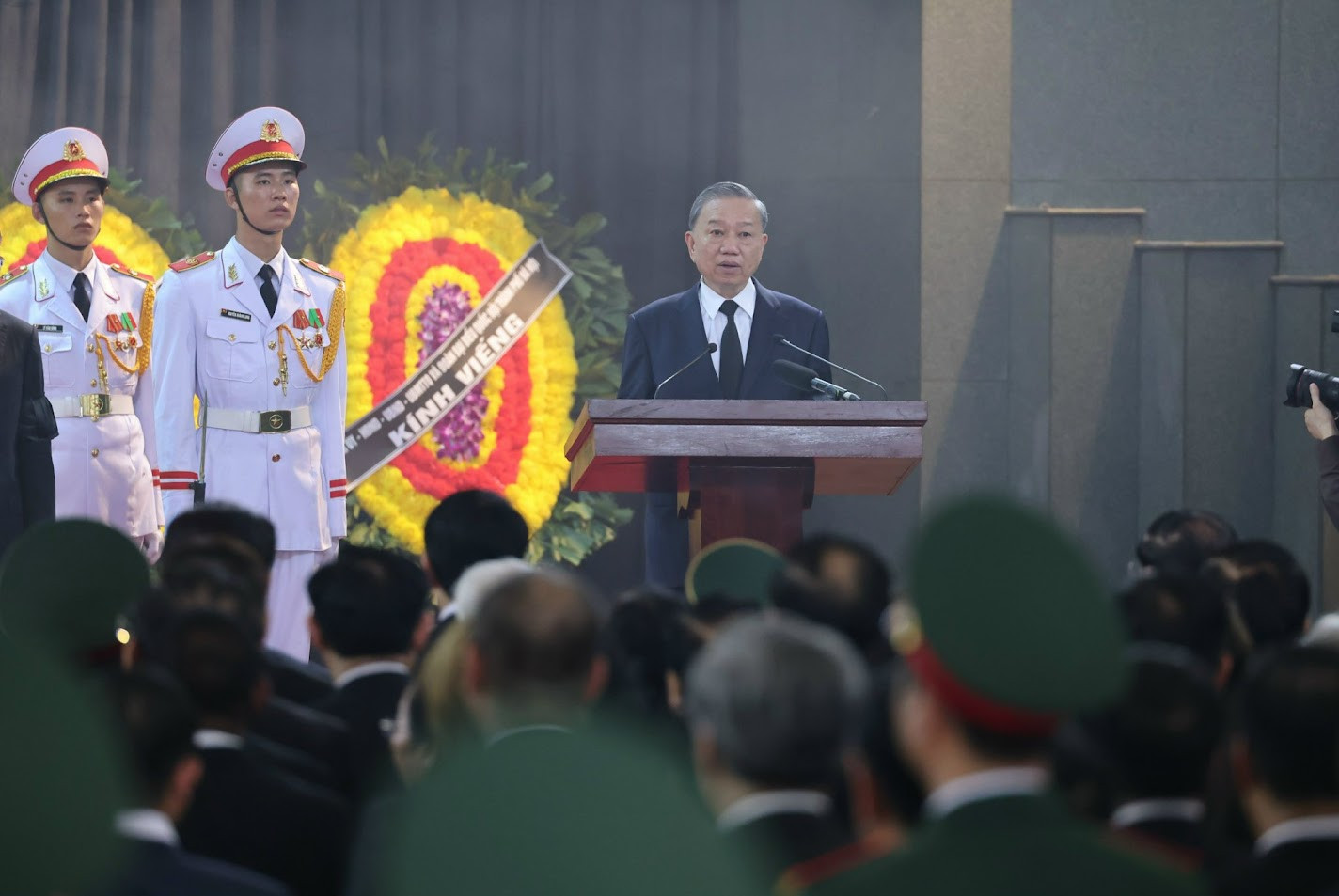 TỔNG THUẬT: LỄ QUỐC TANG TỔNG BÍ THƯ NGUYỄN PHÚ TRỌNG- Ảnh 10.