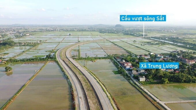 Tuyến đường qua huyện Bình Lục có chiều dài 13,4km. Ảnh: Internet