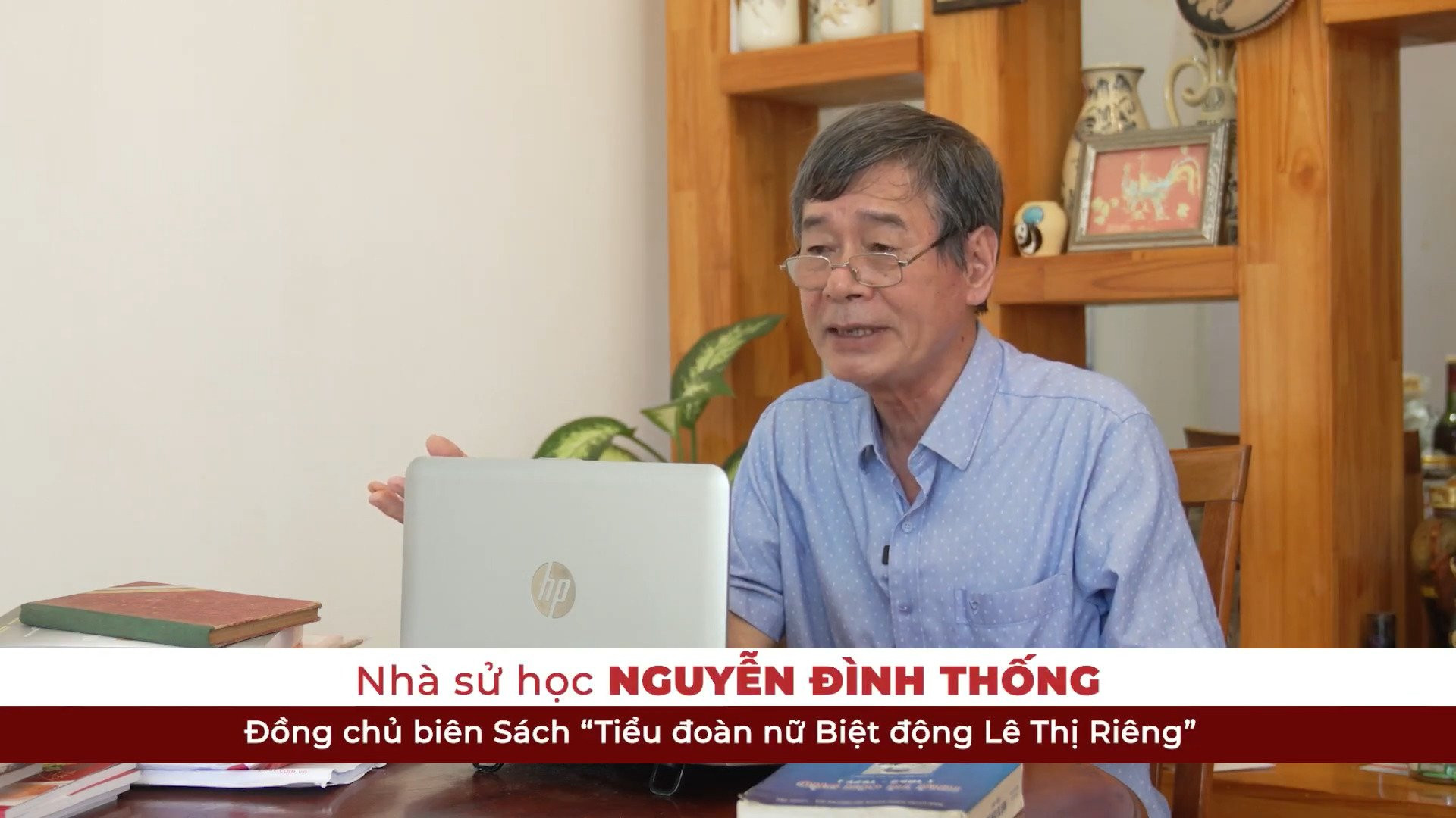 Nhà sử học Nguyễn Đình Thống, đồng Chủ biên cuốn sách “Tiểu đoàn nữ Biệt động Lê Thị Riêng”